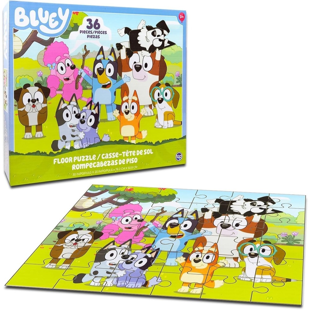 TCG Toys Bluey Floor Puzzle – 36 Pieces Big Jigsaw for Kids‎ Play & Learning